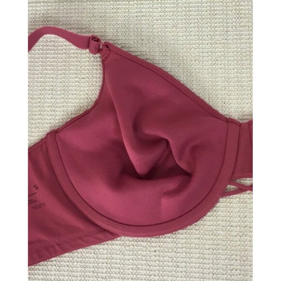 Vanity Fair Bra Size 38D Full Coverage Rose With Lace Back Close Underwire - Picture 8 of 10